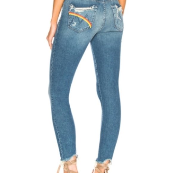 Mother High Waisted Looker Jeans - Picture 1 of 7